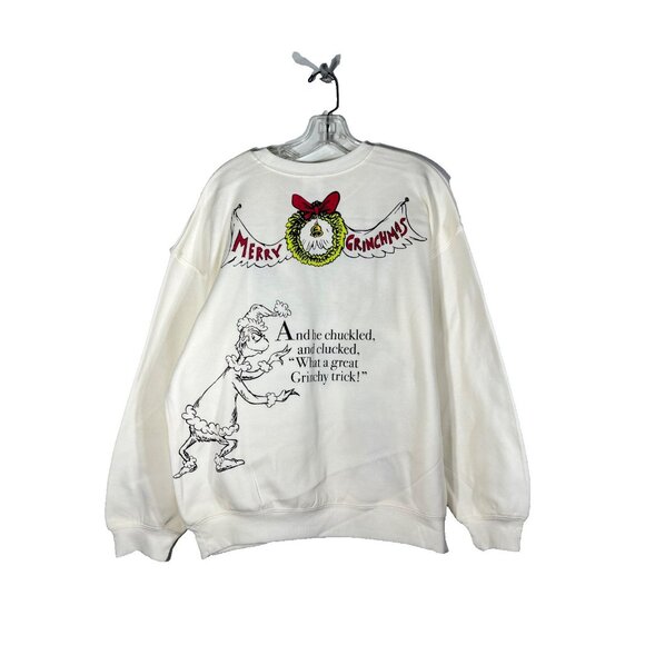 The Grinch Womens Whoville Front Back Graphic XL White - Picture 7 of 11